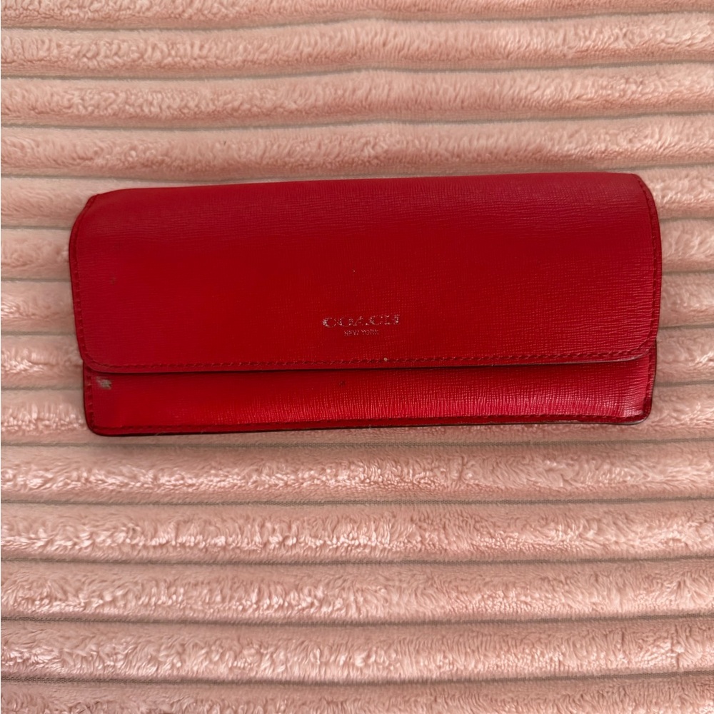 Coach Scarlet Red Women's Wallet